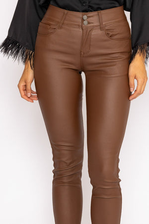 Carraig Donn Camel Pu Jeans