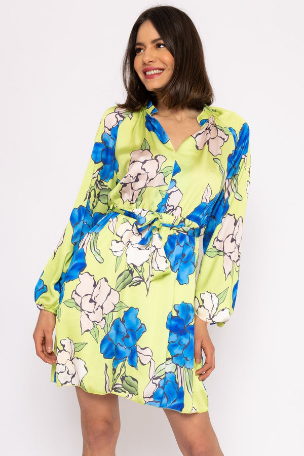 Carraig Donn Carolina Green Knee Length Dress