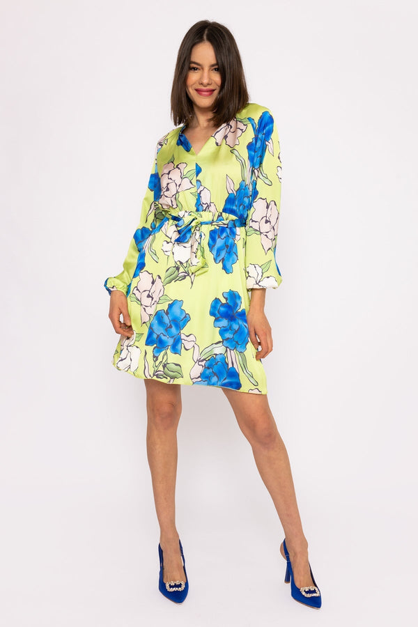 Carraig Donn Carolina Green Knee Length Dress