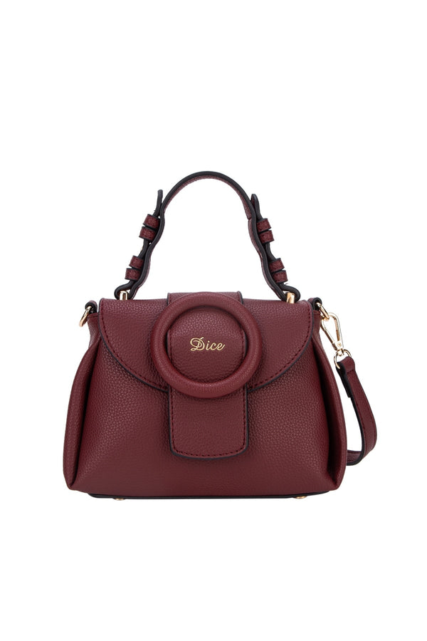 Carraig Donn Celia Crossbody Bag in Burgundy