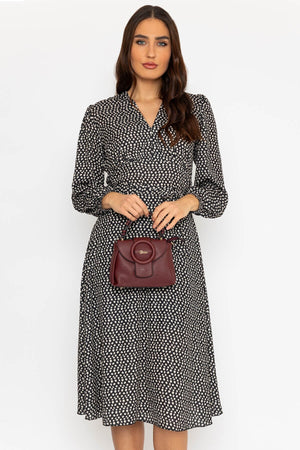 Carraig Donn Celia Crossbody Bag in Burgundy