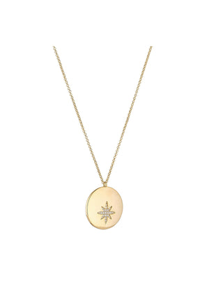 Carraig Donn Centre Star Necklace in Gold