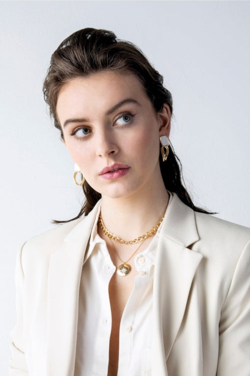 Centre Star Necklace in Gold