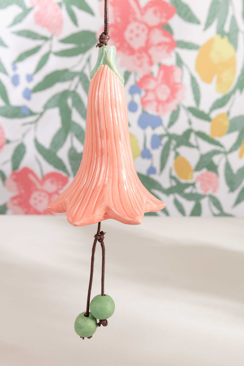 Ceramic Flower Bell Medium