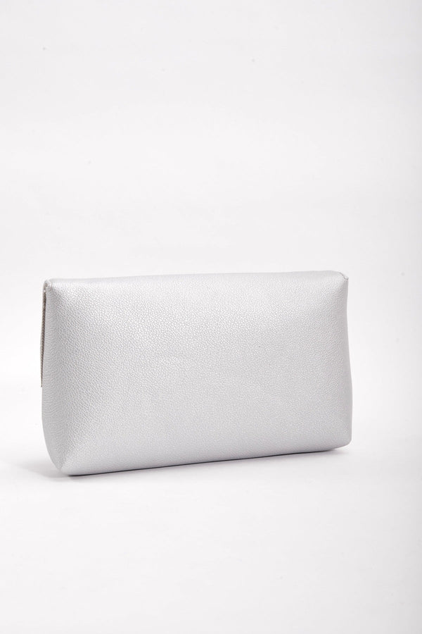 Carraig Donn Chain Detail Clutch in Silver