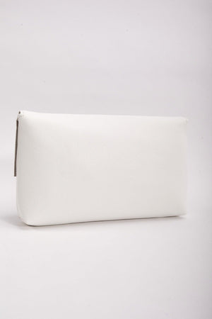 Carraig Donn Chain Detail Clutch in White