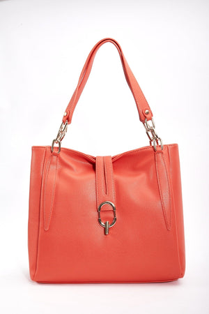 Carraig Donn Chain Detail Tote in Orange