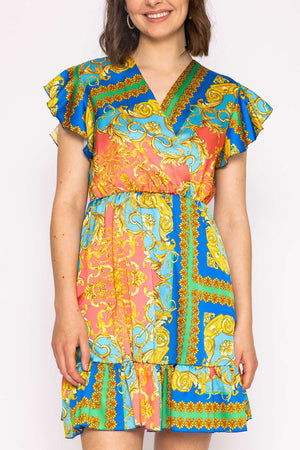 Carraig Donn Cheryl Dress in Multi Print