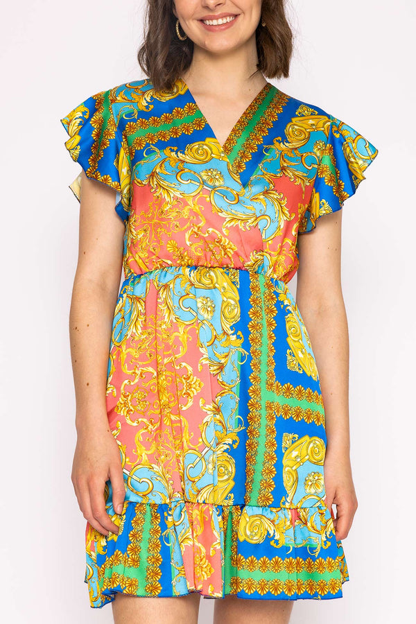 Carraig Donn Cheryl Dress in Multi Print
