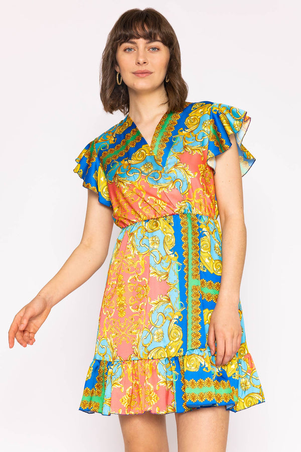 Carraig Donn Cheryl Dress in Multi Print