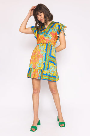 Carraig Donn Cheryl Dress in Multi Print