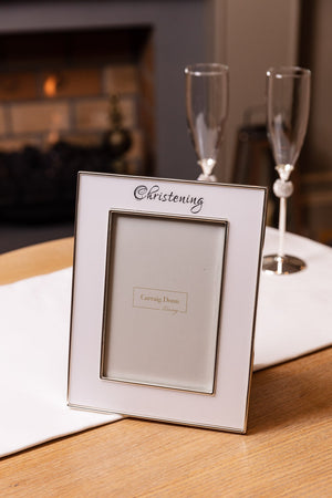 Carraig Donn Christening Silver Frame 5x7