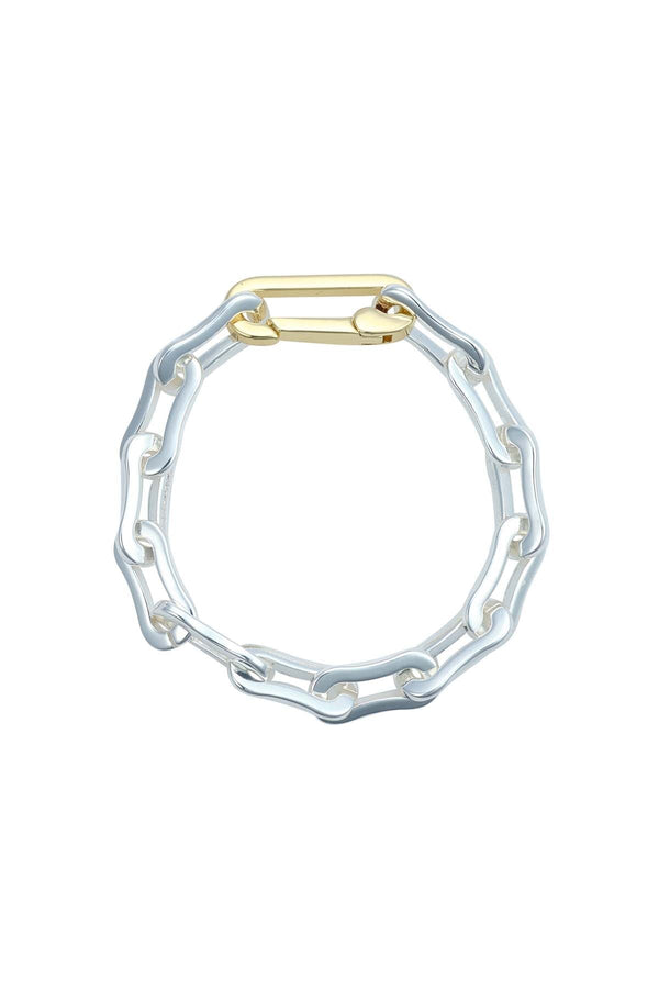 Carraig Donn Chunky Mixed Metal Bracelet