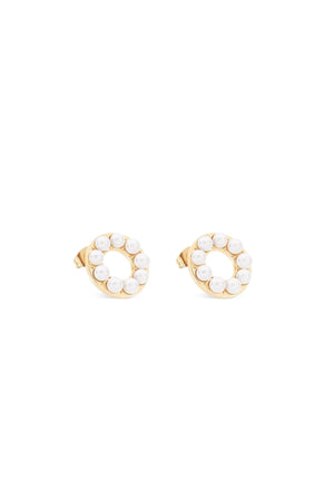 Carraig Donn Circle Of Pearls Earrings