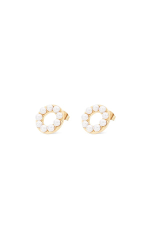 Carraig Donn Circle Of Pearls Earrings