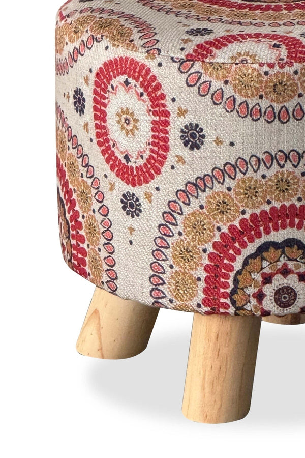 Carraig Donn Circle Pattern Footstool
