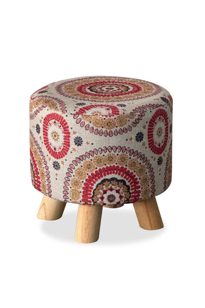 Carraig Donn Circle Pattern Footstool