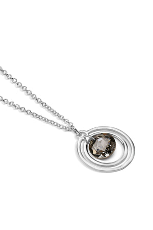 Carraig Donn Circular Pendant Black Stone