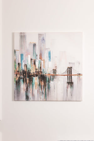 Carraig Donn City Abstract Canvas Art
