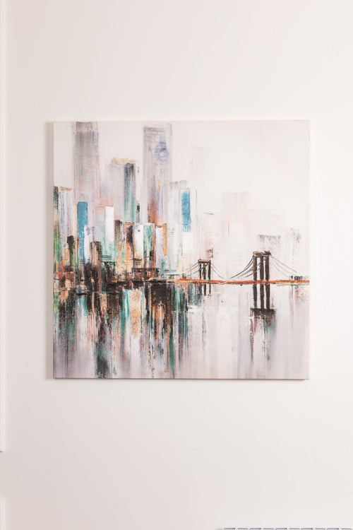 City Abstract Canvas Art