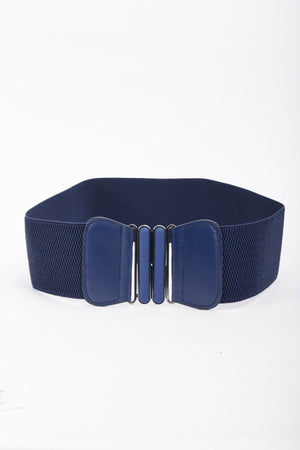 Carraig Donn Clasp Elastic Belt in Navy