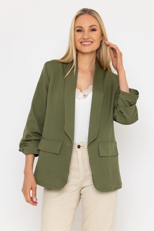 Classic Blazer in Khaki