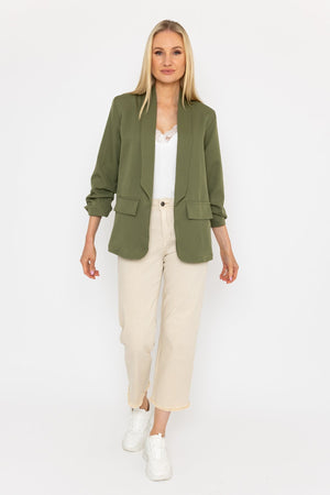 Carraig Donn Classic Blazer in Khaki