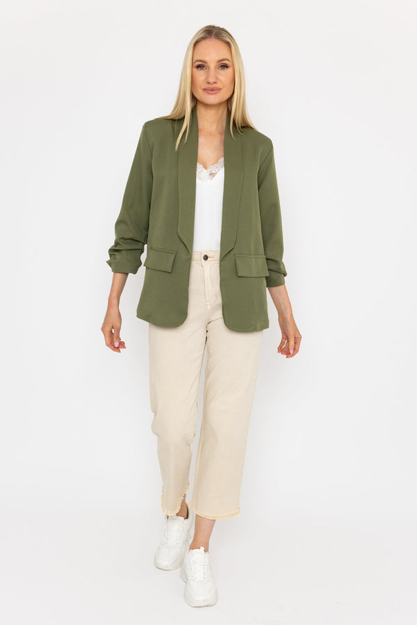 Carraig Donn Classic Blazer in Khaki