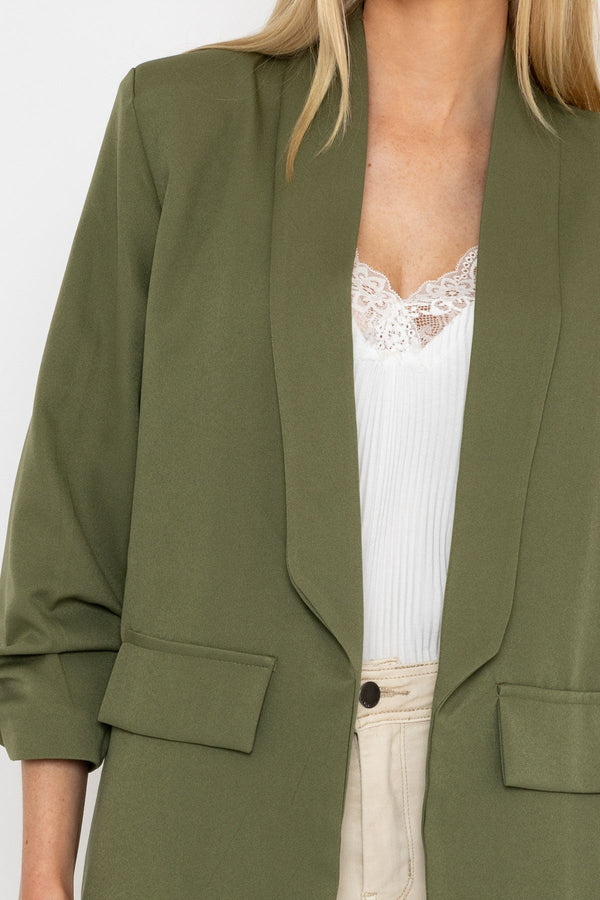 Carraig Donn Classic Blazer in Khaki