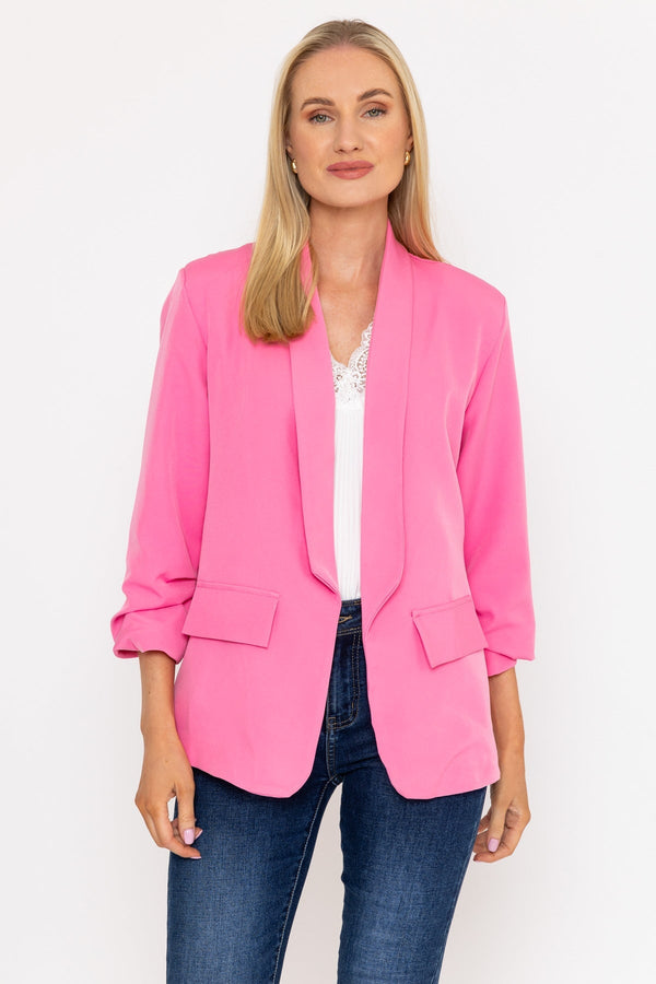 Carraig Donn Classic Blazer in Pink