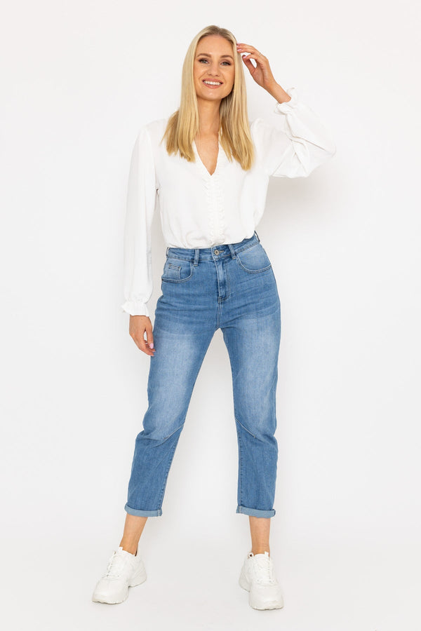 Carraig Donn Classic High Waisted Denim Jeans