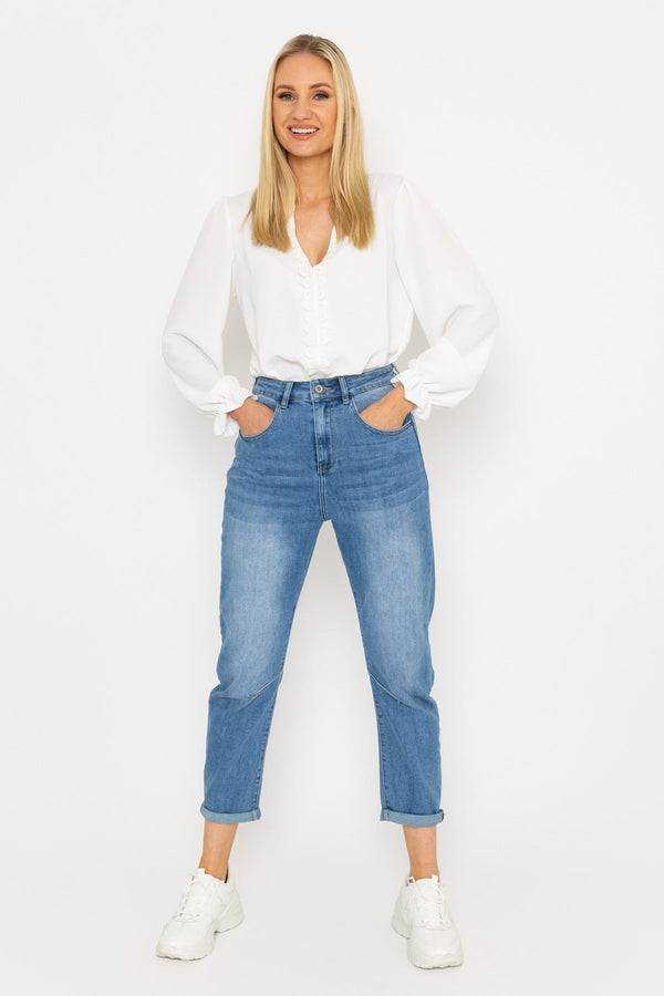 Carraig Donn Classic High Waisted Denim Jeans