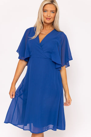Carraig Donn Cobalt Angel Sleeve Dress