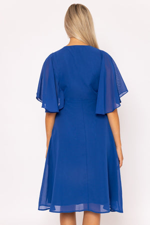 Carraig Donn Cobalt Angel Sleeve Dress