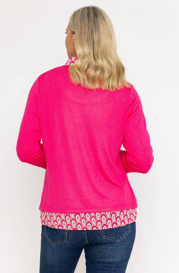 Carraig Donn Collar Insert Knitwear Top
