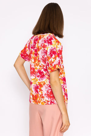 Carraig Donn Collar Shirt in Floral Print