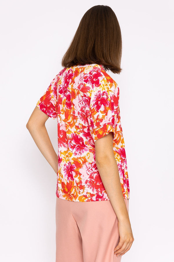Carraig Donn Collar Shirt in Floral Print