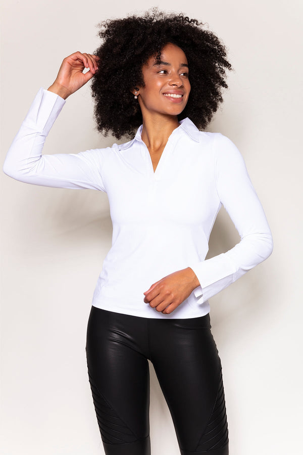 Carraig Donn Collar Shirt in White