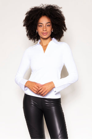 Carraig Donn Collar Shirt in White
