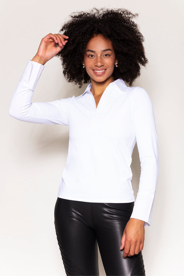 Carraig Donn Collar Shirt in White