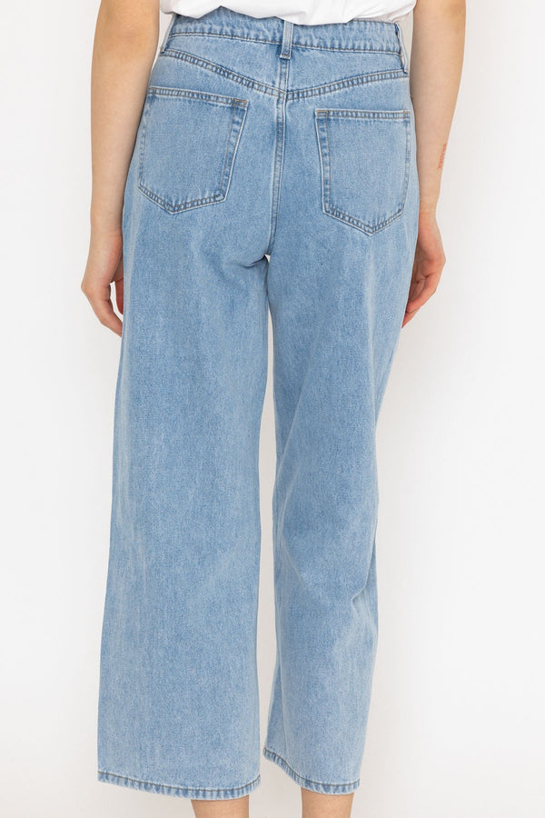 Carraig Donn Colombe Blue Denim Wide Jeans