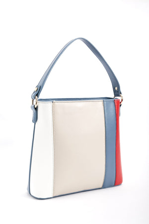 Carraig Donn Colour Block Tote in Blue