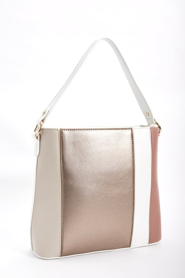 Carraig Donn Colour Block Tote in Gold