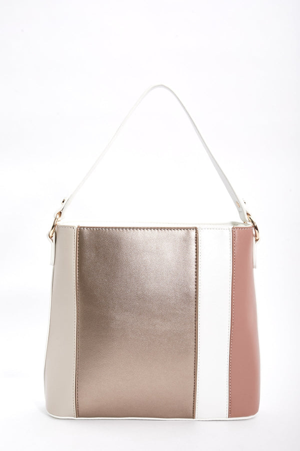 Carraig Donn Colour Block Tote in Gold