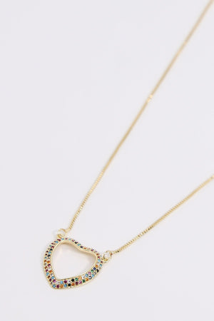 Carraig Donn Colourful Heart Necklace