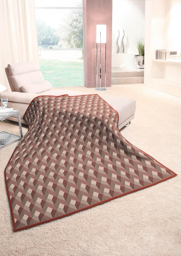 Carraig Donn Copper Geometric Throw