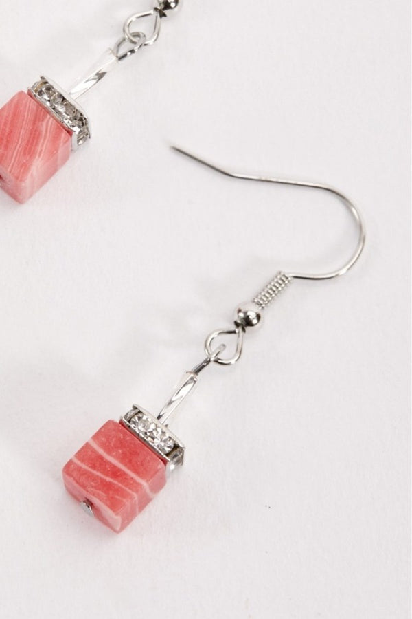 Carraig Donn Coral Beaded Earrings