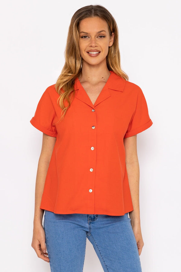 Carraig Donn Coral Camp Collar Shirt
