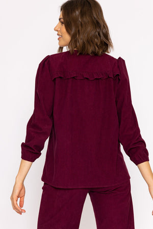 Carraig Donn Cord Jacket in Plum