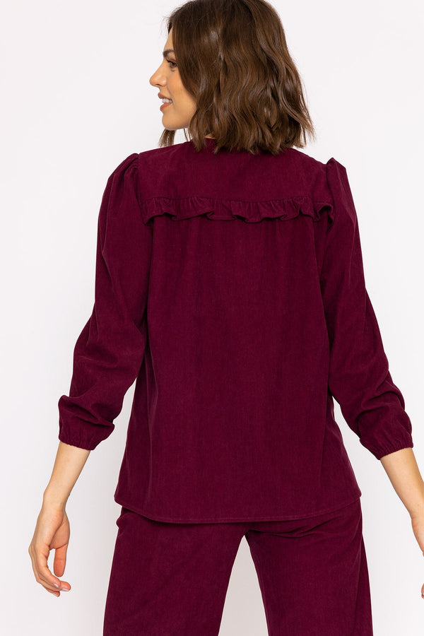 Carraig Donn Cord Jacket in Plum